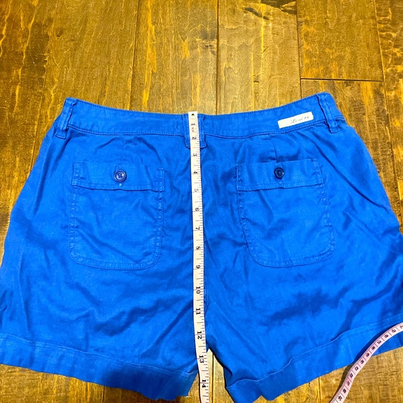 Level 99 for Anthropologie Royal Blue 100% cotton shorts Women’s Size 31 - Picture 4 of 8